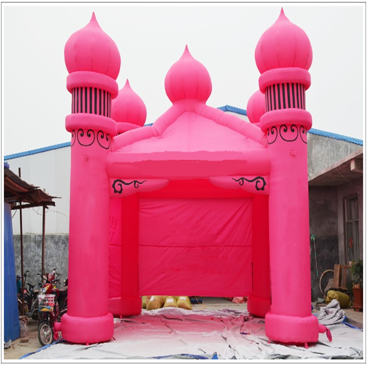 景泰粉色帐篷